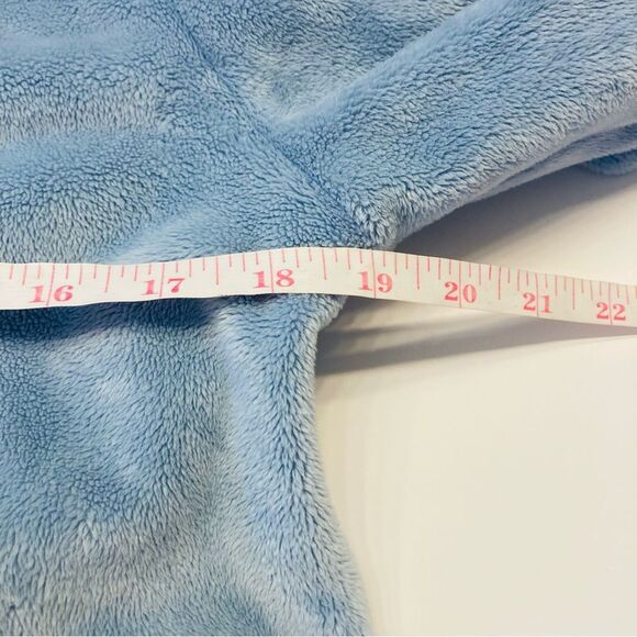 Athleta Girl Feelin Great Hoodie Plush Sweatshirt Thumbholes Youth XXL 16 Blue - Picture 5 of 7